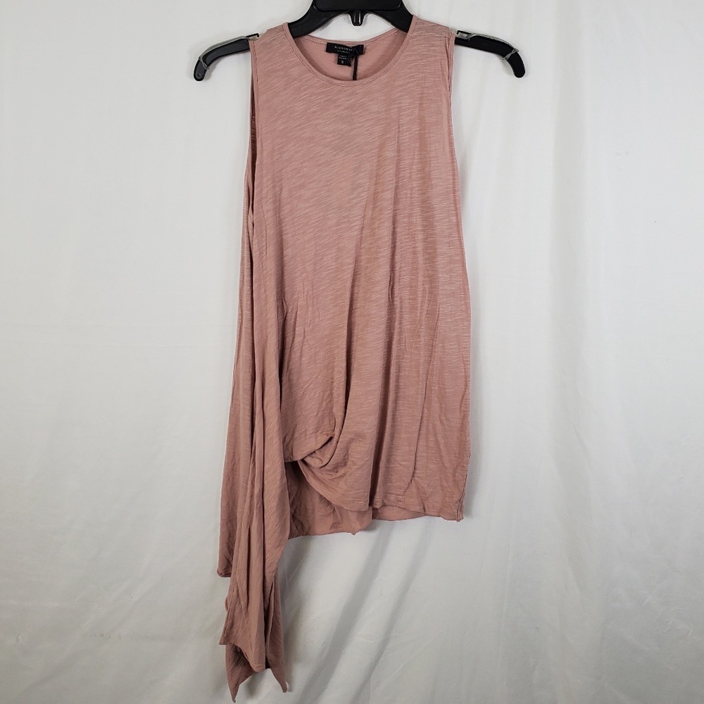 BLACK ORCHID Asymmetrical Pink Tank Top